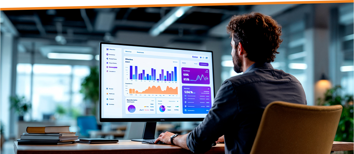 specialista en ciencia de datos analizando patrones con herramientas analíticas